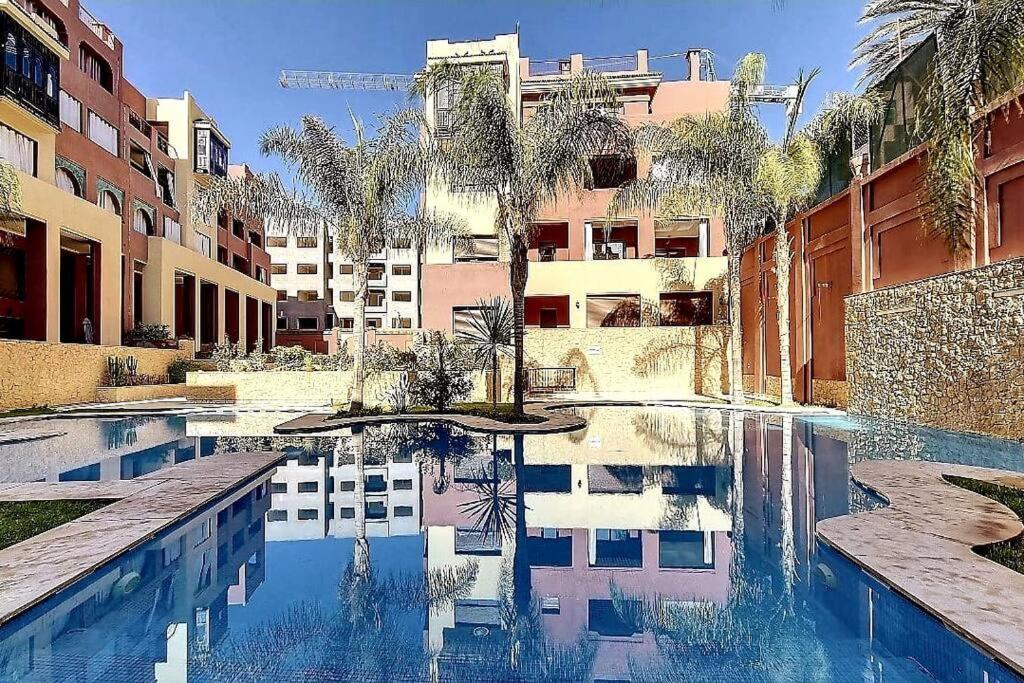 Appartement Luxueux 138 M2 Avec Piscine à Marrakesh Extérieur photo