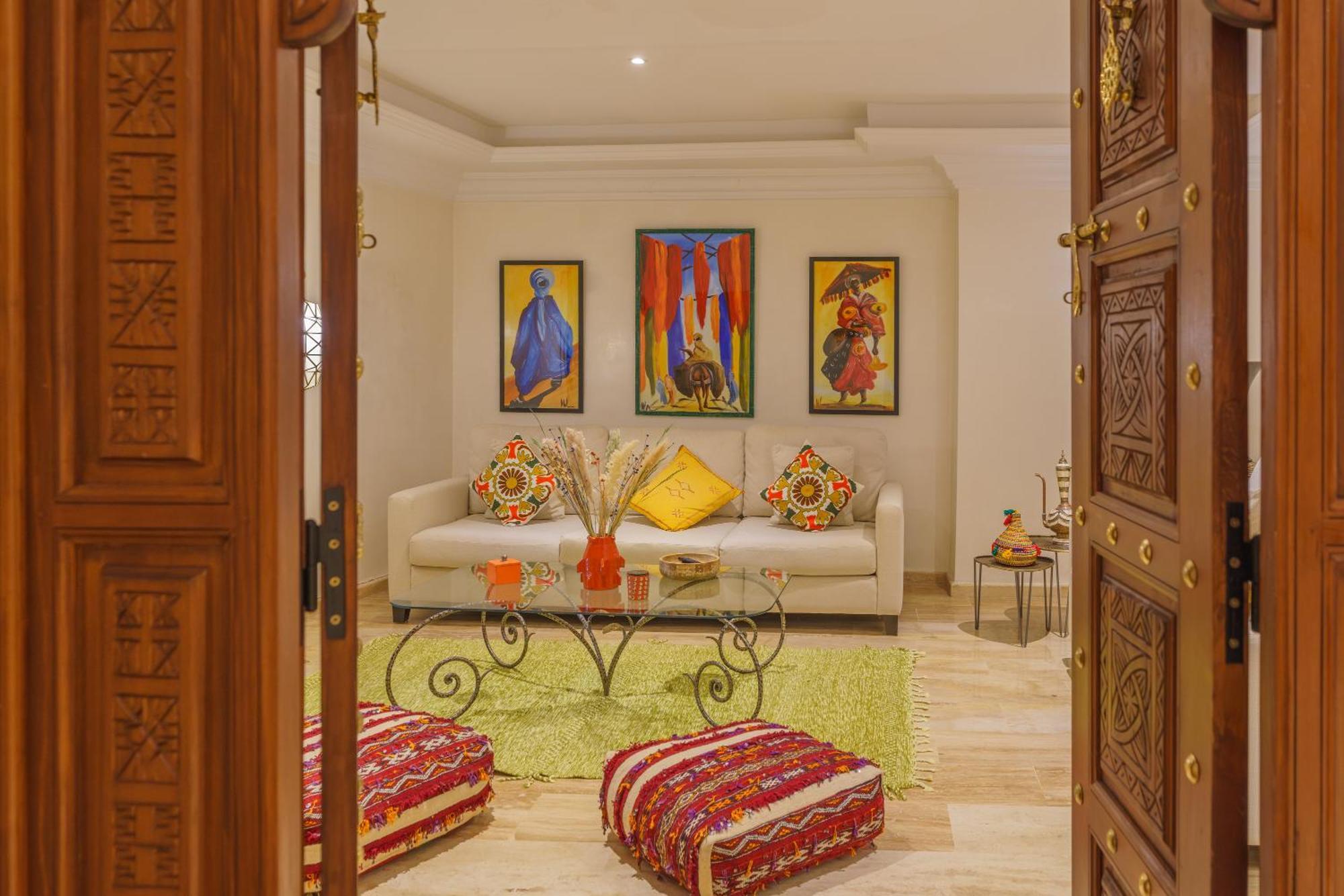 Appartement Luxueux 138 M2 Avec Piscine à Marrakesh Extérieur photo