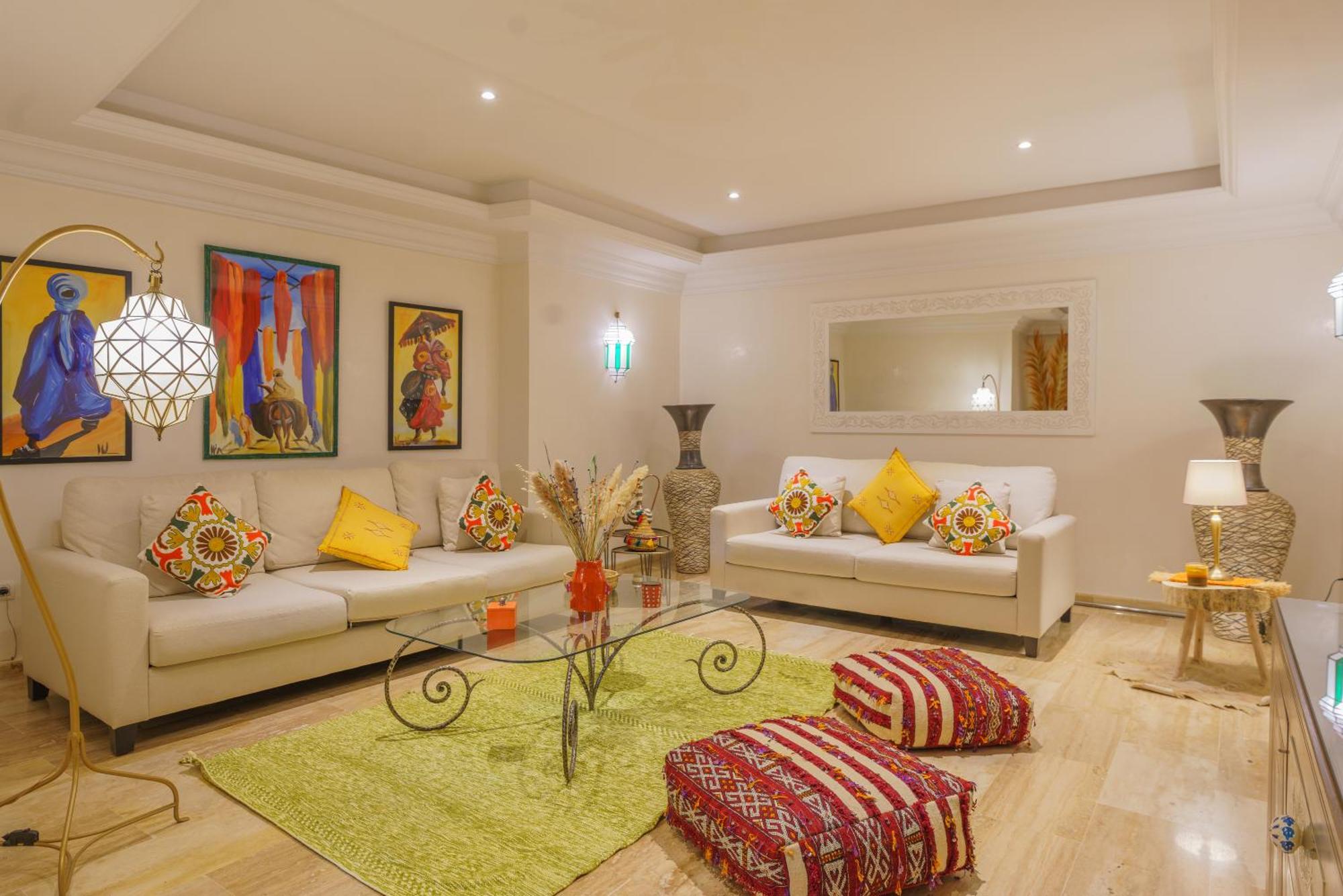 Appartement Luxueux 138 M2 Avec Piscine à Marrakesh Extérieur photo